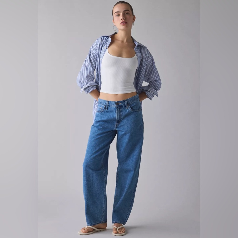 Levi's Blue Straight-Leg Women's Jeans